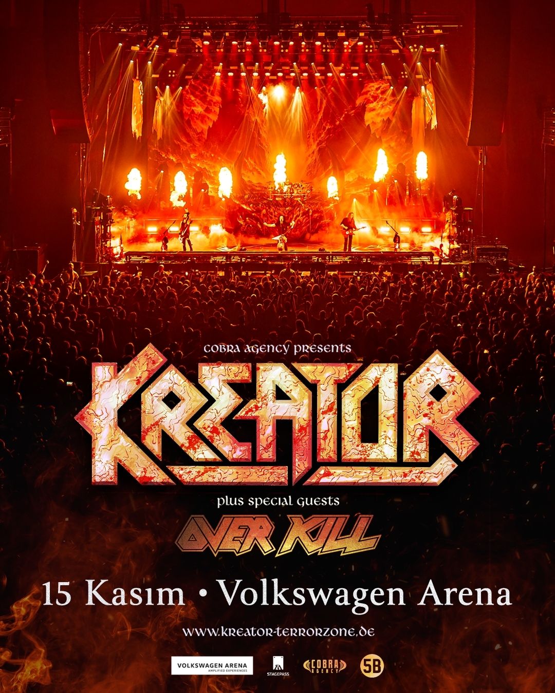 Kreator ve Overkill Aynı Gecede İstanbul'da