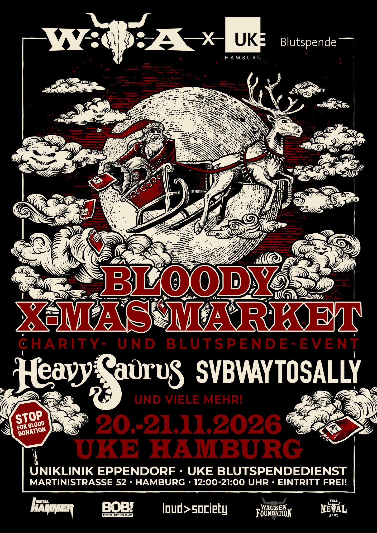 Hamburg’da Bloody X-Mas Market İçin İlk Gruplar Açıklandı
